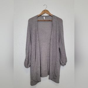 Wishlist Mesh Knit Open Cardigan Sweater Duster
